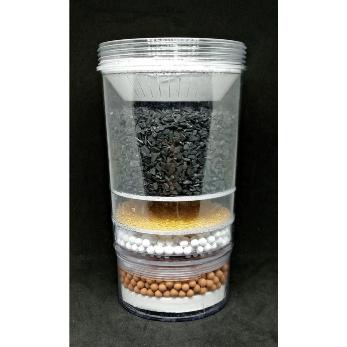 FILTER CARBON WATER MINERAL POT Tingkat Penyaringan Ganda