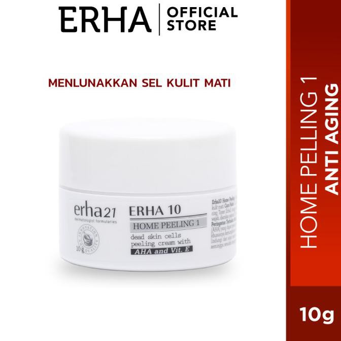 erha21 Erha 10 Home Peeling 1 10g - Krim Peeling Wajah