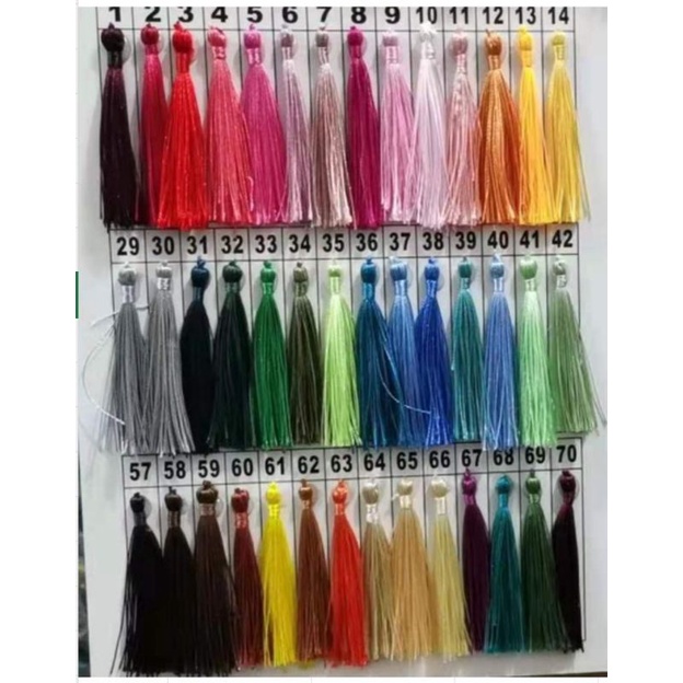 GROSIR renda tasel isi -/+ 100 rumbai tassel