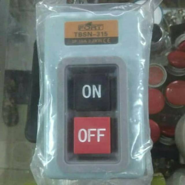 Power Push Button ON-OFF 15A TBSN - 315 FORT (Premium Quality )