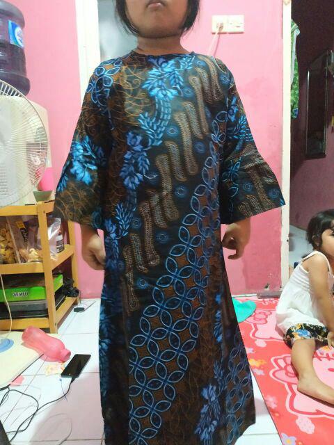 Gamis Batik Anak Sogan Original 2-11th (bisa Cod) Harga Termurah..