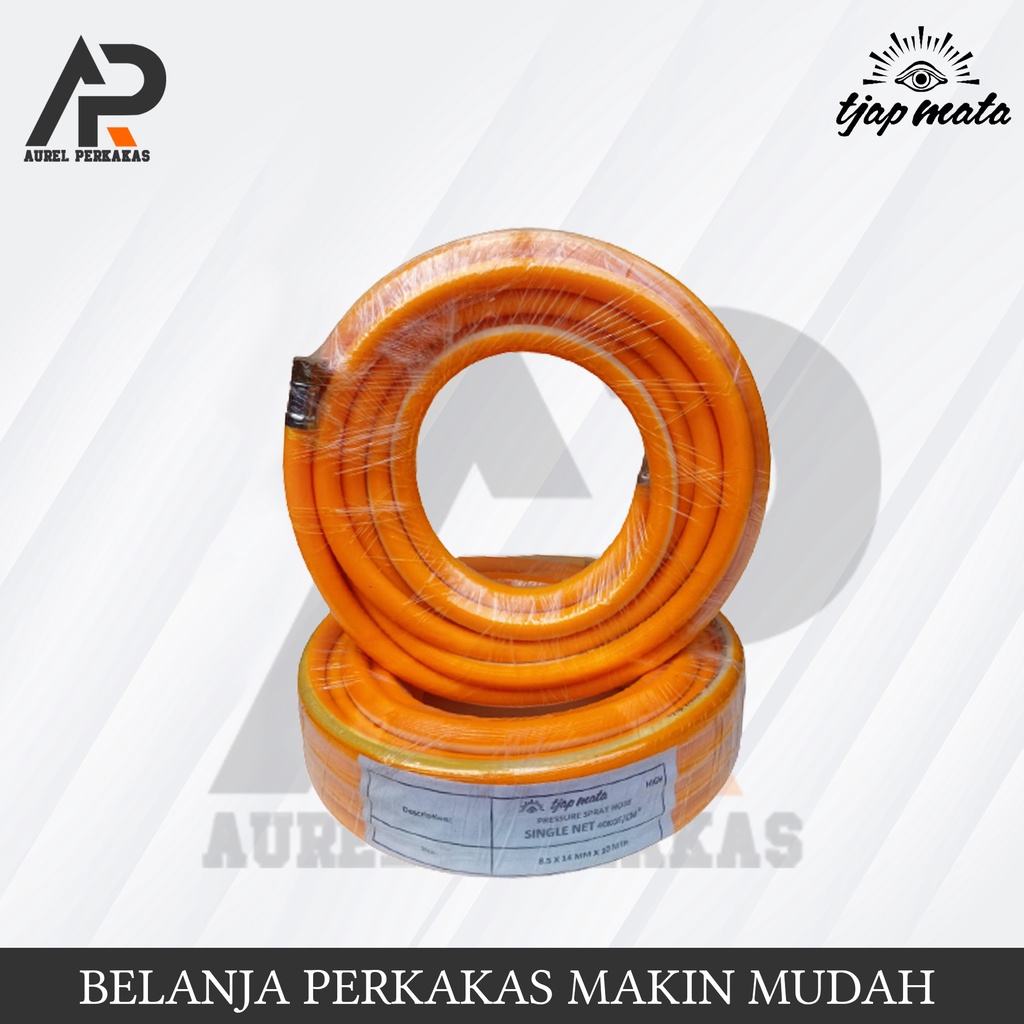 Selang cuci steam kompresor angin 10 meter Tjap Mata Cap Mata