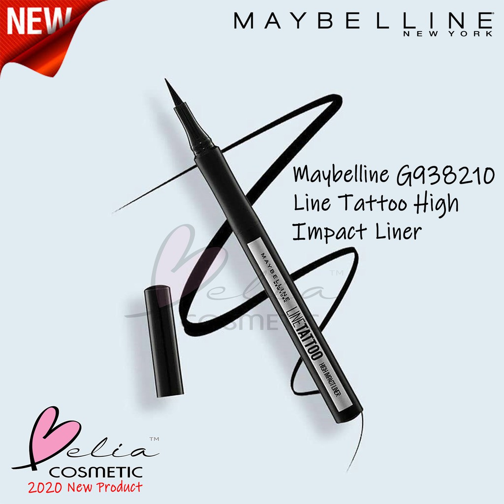 ❤ BELIA ❤ MAYBELLINE Eyeliner Tattoo High Impact | Eye Liner Spidol Hitam Pekat Tahan Lama