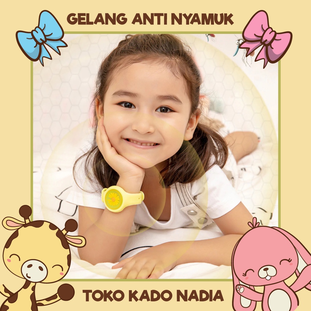 GELANG ANTI NYAMUK BAYI JAM ANTI NYAMUK ANTI ANAK MOTIF KARTUN LED ORIGINAL