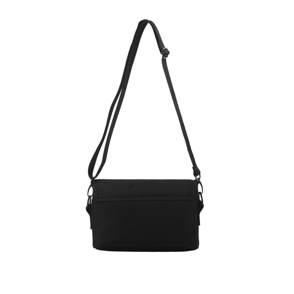 Baran Black | Tas Slempang Hitam Pria Wanita Bahu Multifungsi Sling Pouch Mini Waistbag | FORIND x Arcio