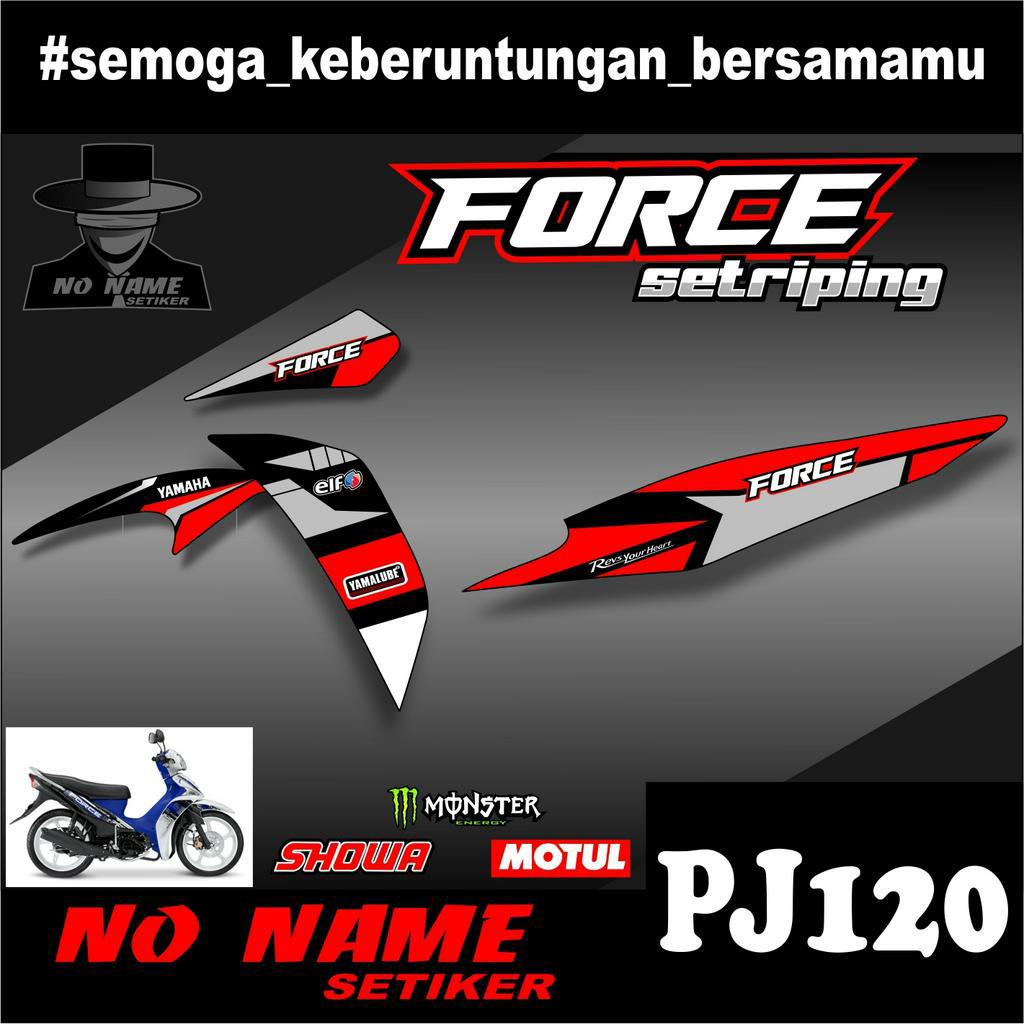 STICKER STRIPING LIS BODY (pj120) YAMAHA VEGA FORCE 2016-2017