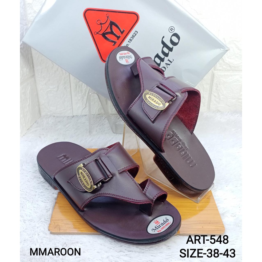 SANDAL PRIA KULIT ASLI MIRADO 548