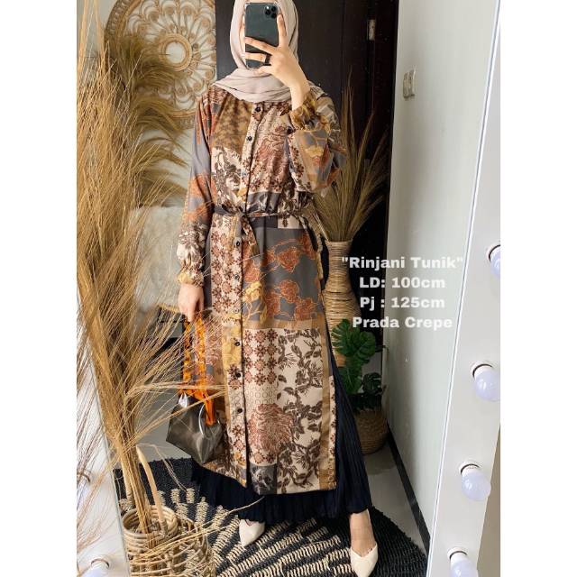 RINJANI TUNIK | PRADA CREPE