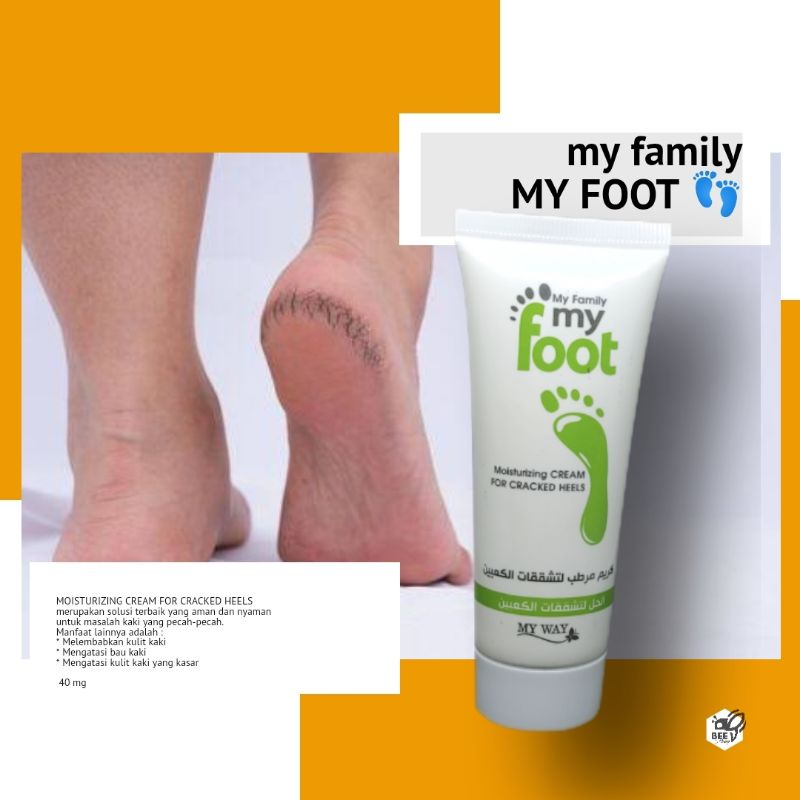 My foot My Way / untuk kaki pecah2 dan kering /foot cream