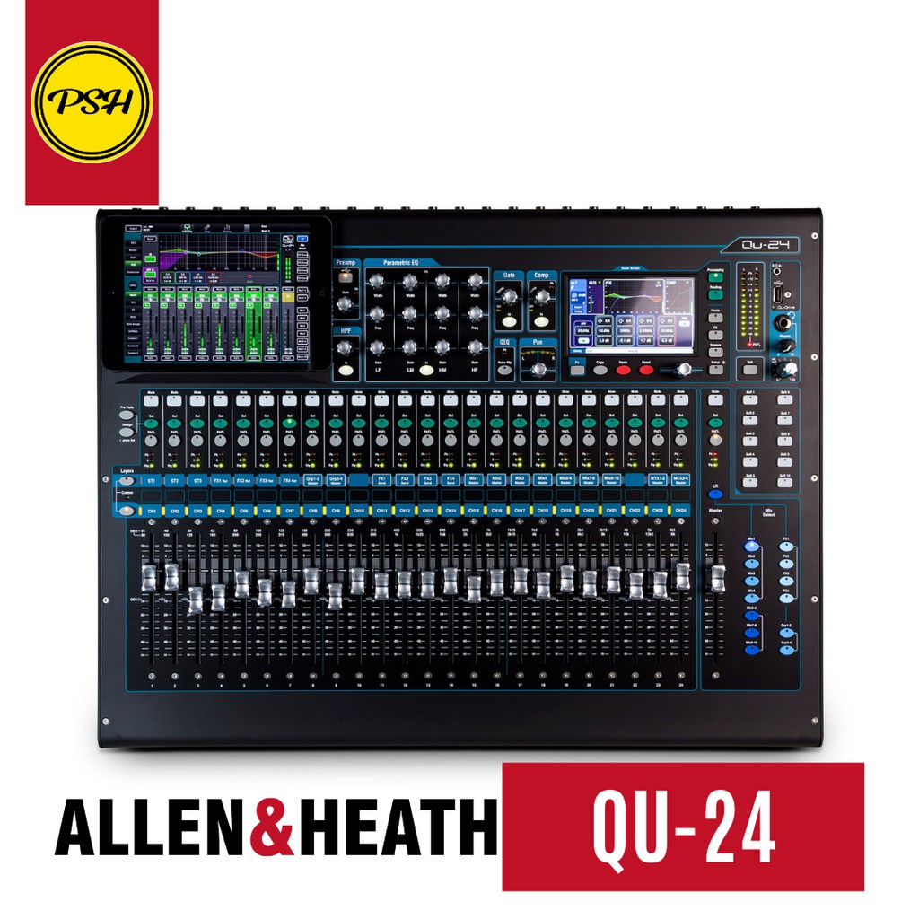Jual Allen & Heath QU24 QU24 Mixer Digital 24 Channel Original QU 24