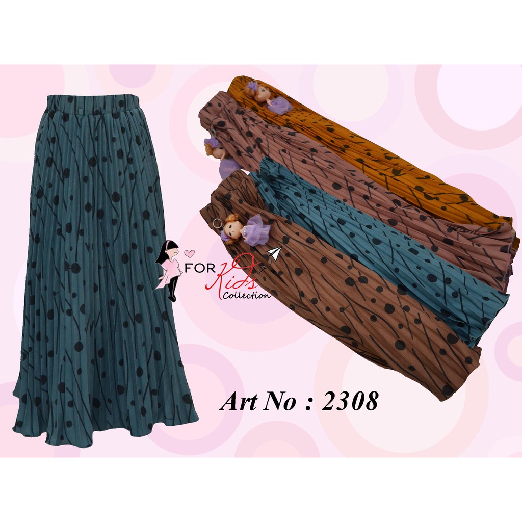 Rok Panjang Plisket Anak Perempuan