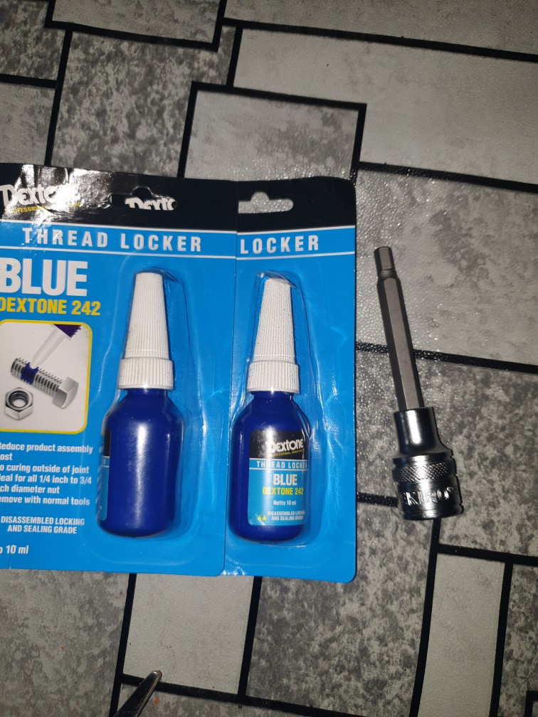 Kunci L Model Sock 1/2 Hex Bit Tekiro 4 / 5 / 6 Mm