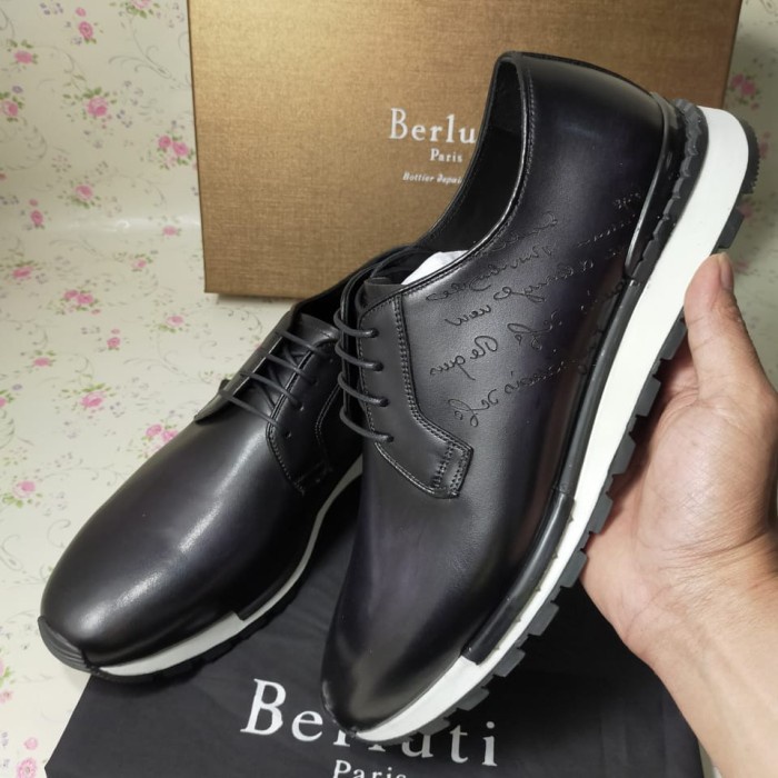 Ready Sepatu Pria/Sepatu Pantofel Berluti* Mirror Quality Afn13