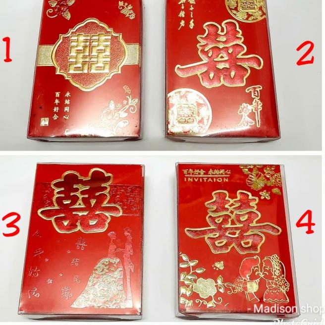 

➮ Angpao Kawin Box isi 28 Ampao Sangjit Murah Amplop Angpao Merah Nikah ➣
