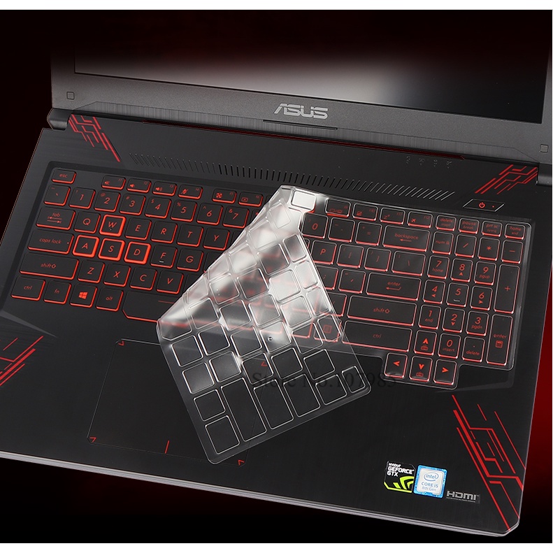 Skin Cover Keyboard Bahan TPU Transparan 17.3 &quot;Untuk ASUS TUF Gaming fx705 fx705d FX705DU FX705DD FX705DT Fx705Gxdge Fx5Dt