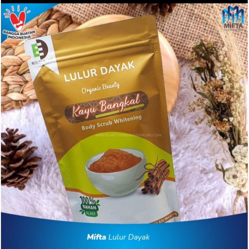 LULUR REMPAH KAYU BANGKAL ED / LULUR DAYAK ASLI / LULUR REMPAH ALAMI /