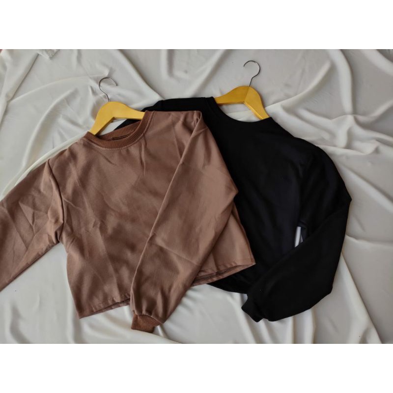 Crop Sweater // Sweater Crop // Crop Cantikkk