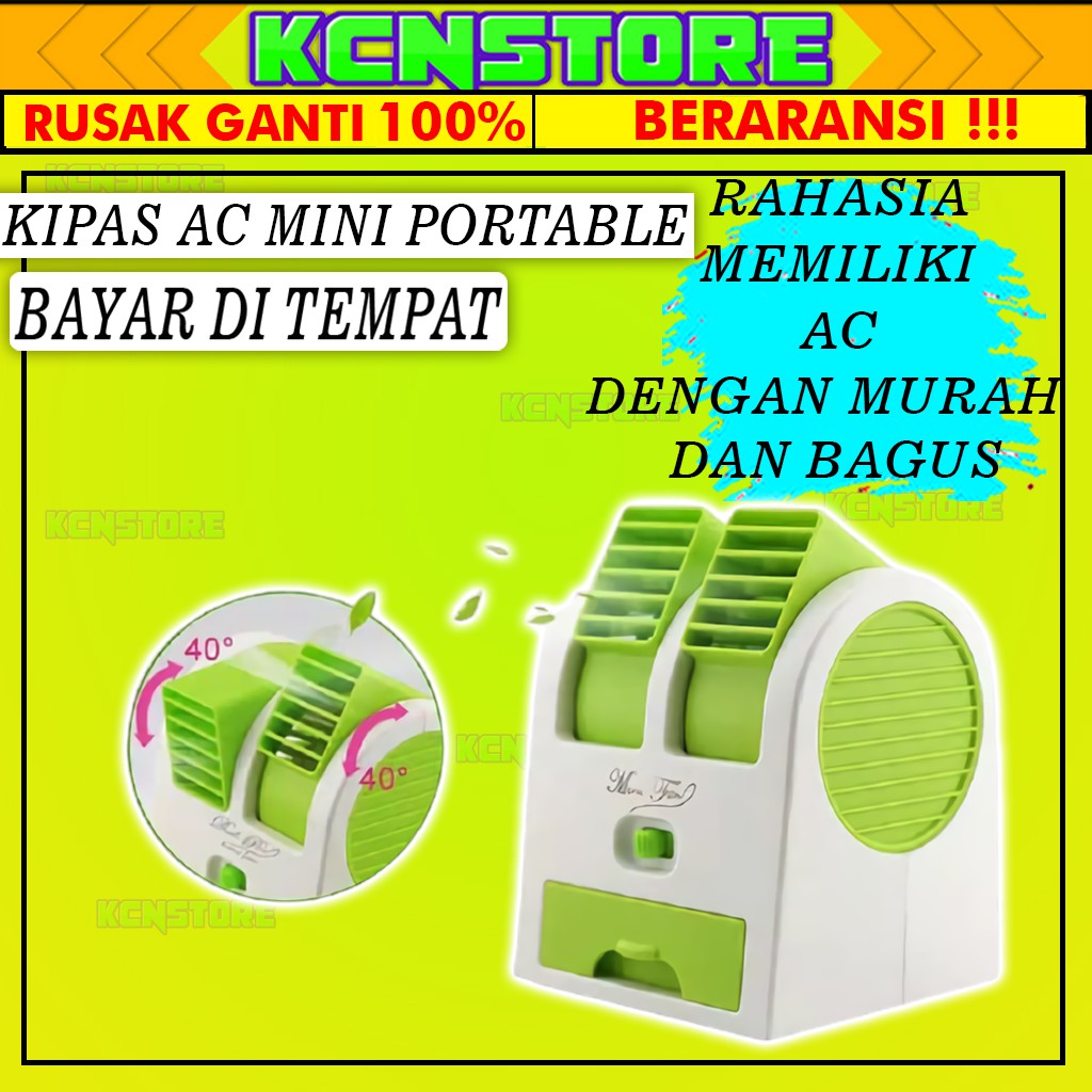 AC KIPAS ANGIN MINI AC FAN PORTABLE KECIL DUDUK PENDINGIN RUANGAN MURAH UNIK PORTABLE MINI
