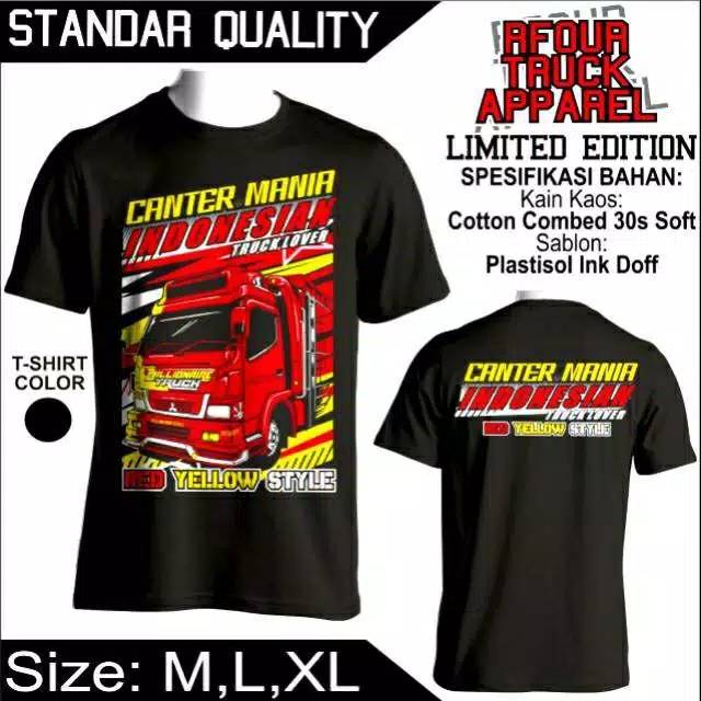 Kaos Canter Mania Indonesia Kaos Truck Mania Kaos truk Kaos Canter Mania Indonesia Kaos Truck Mania Kaos truk