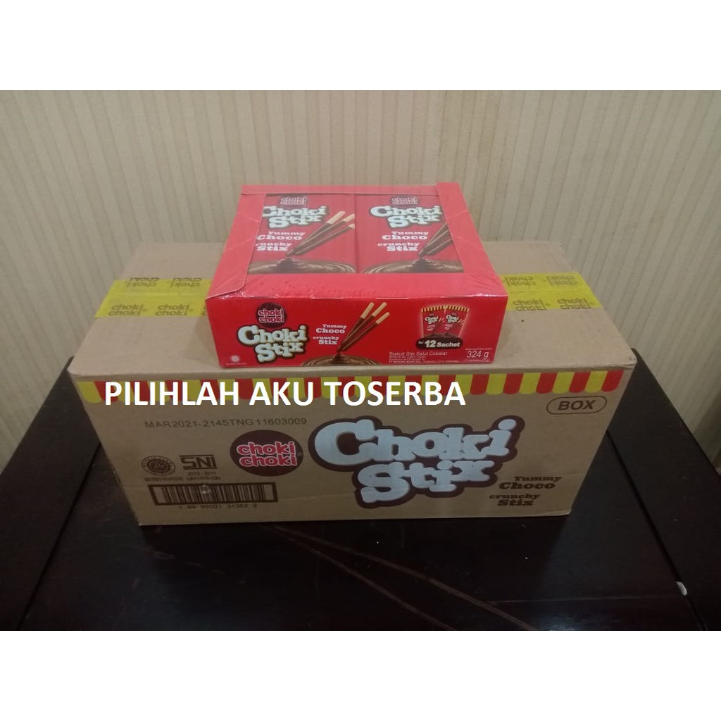 Choki Stix Choki Choki Stix - ( HARGA 1 DUS isi 6 box)  - Stik Coklat