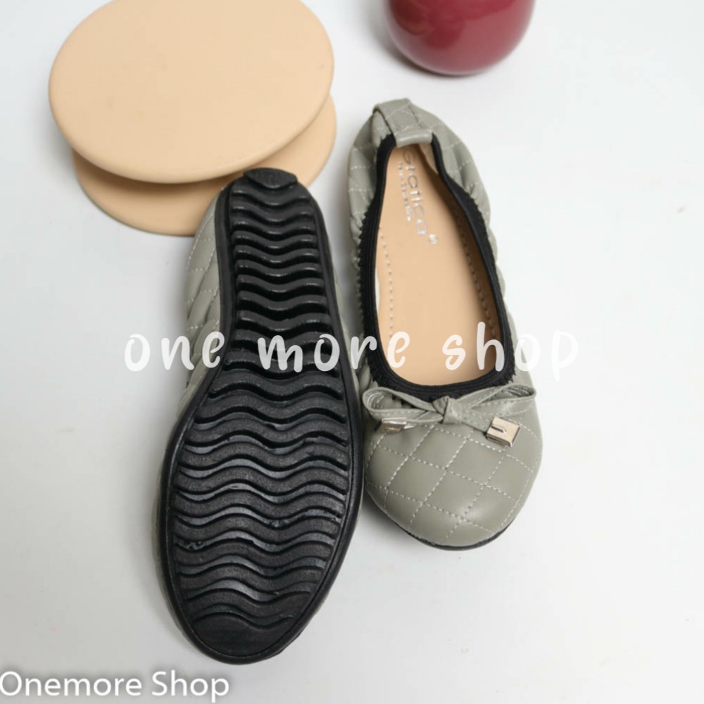 SEPATU FLATSHOES WANITA KERUT PITA ROLL DR32