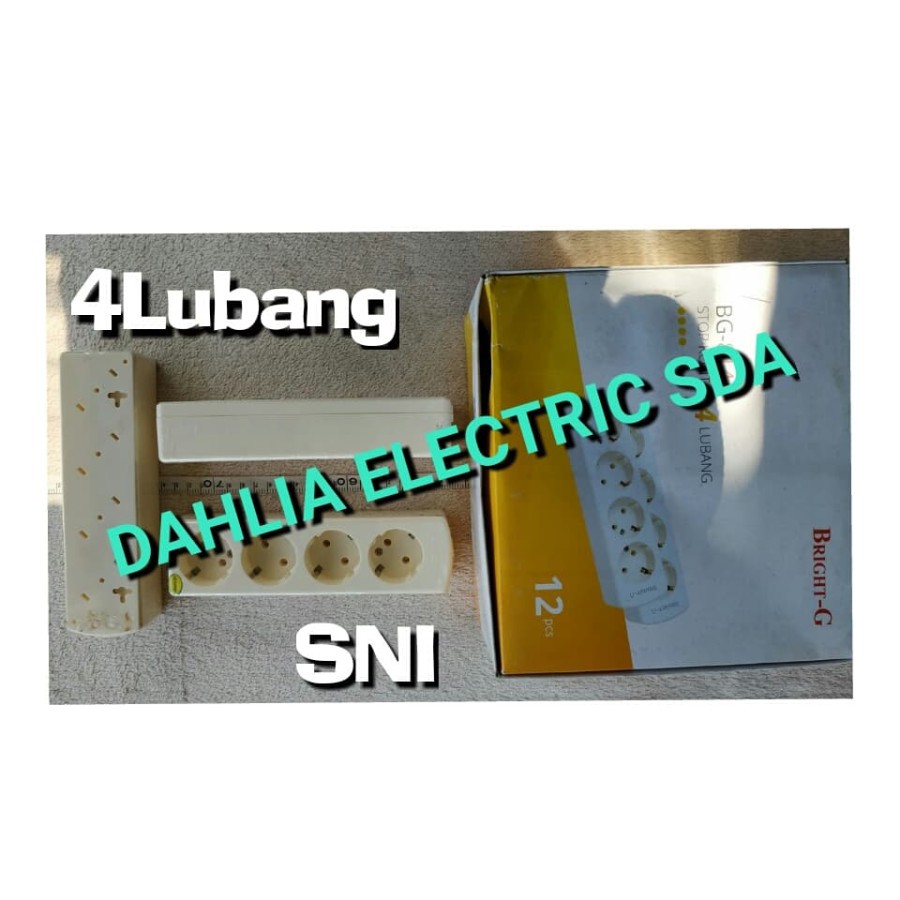 STOP KONTAK ARDE 4 Lubang BRIGHT G