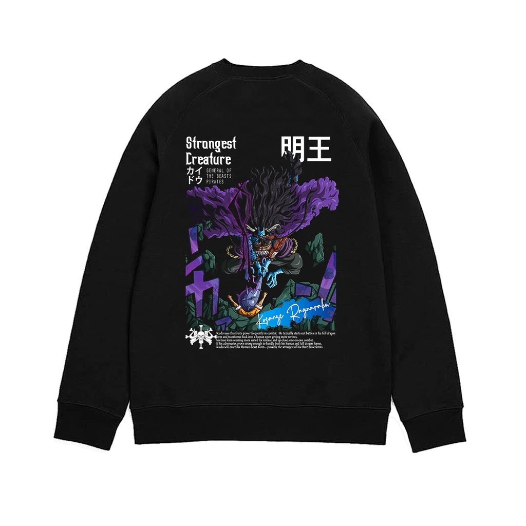 Crewneck Anime One Piece Kaido