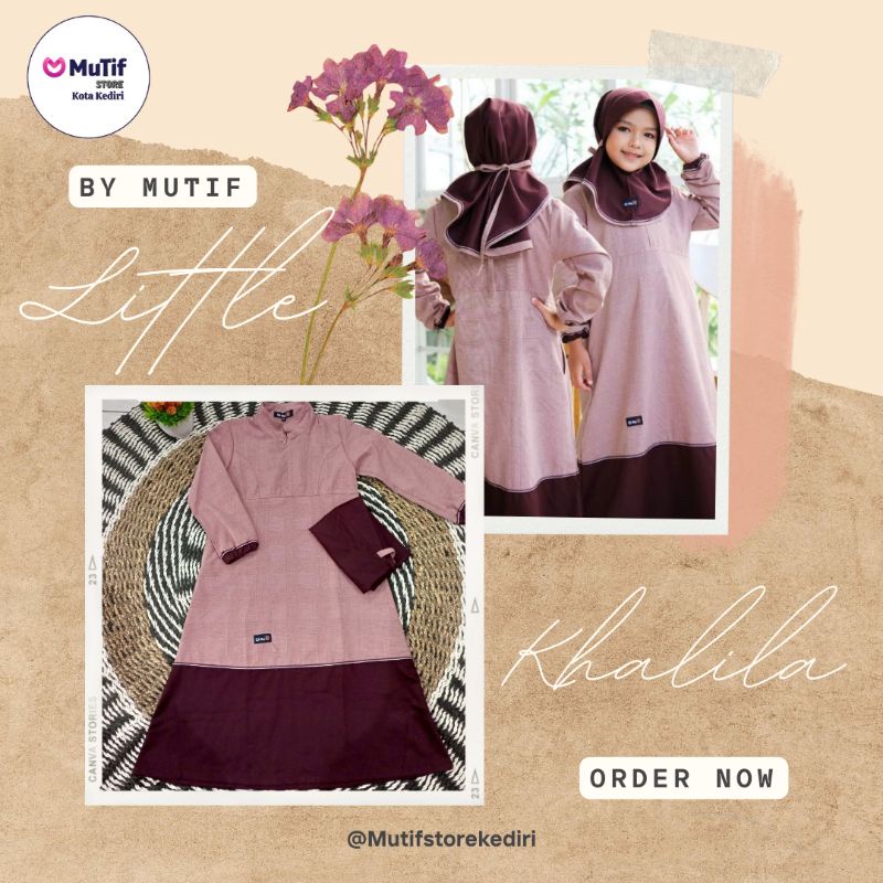LITTLE MUTIF KALYLA MAROON