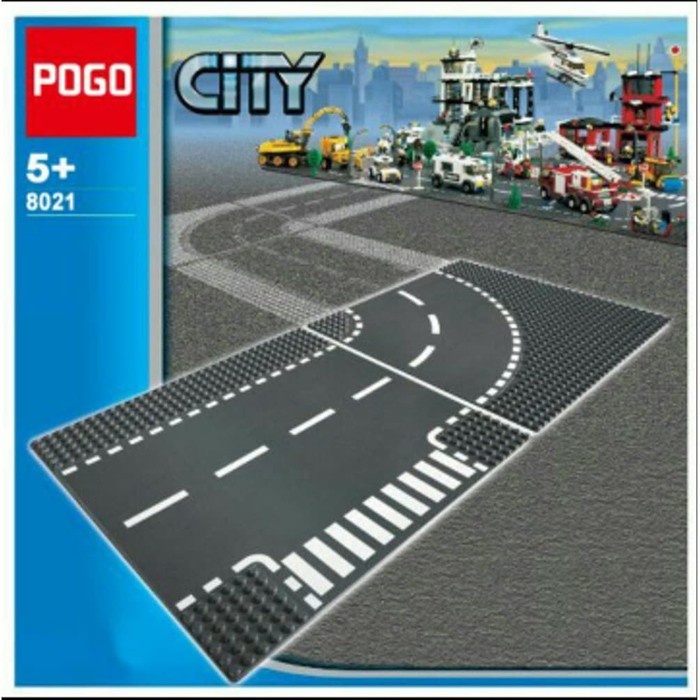 BS-006 Baseplate Pogo City 8020-8021 - Lego Compatible