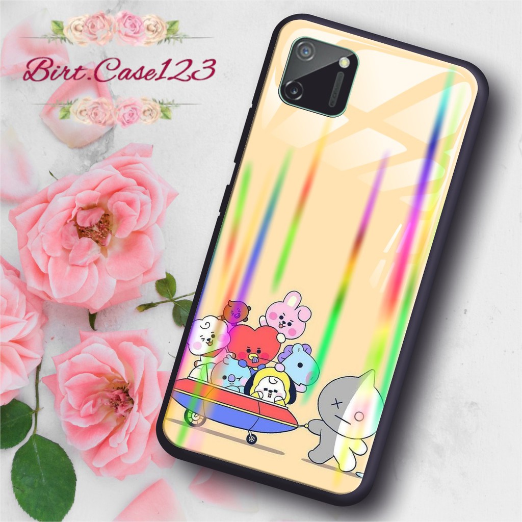 back case glass aurora KARTUN vivo y91 y93 y95 y91c y71 y81 y12 y15 y17 y53 v5 y11 BC2169