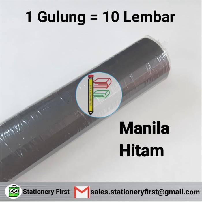 

Kertas Karton Manila Bc Hitam Doff Per Roll 10 Lembar Serbaguna