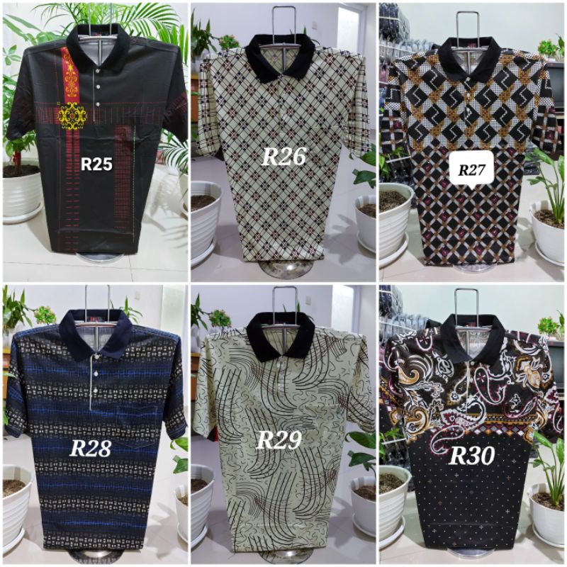 Kaos Kerah M L XL - Kaos Pria Wangky Oryong - Kaos Bapak