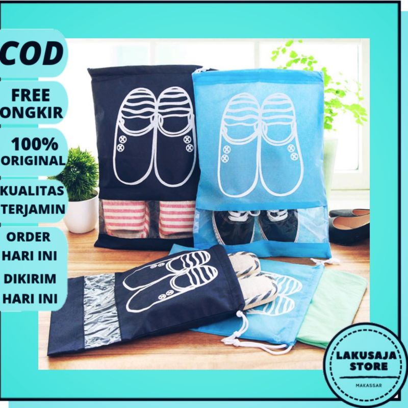 PENYIMPANAN SEPATU TAS SEPATU SANDAL PRIA DAN WANITA MODEL SERUT MURAH TERBARU