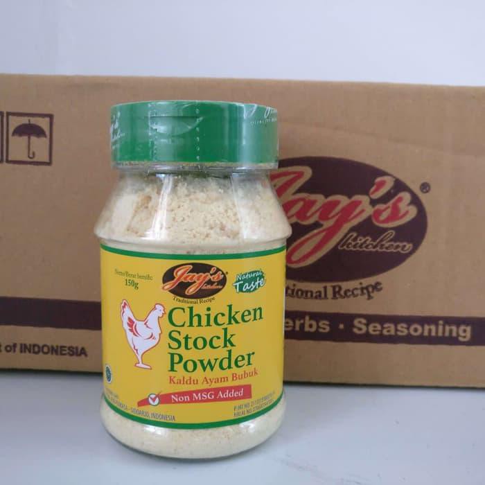 

Termurah Jays Chicken Stock Powder; Kaldu Ayam Bubuk No Msg 150 Gr Terbaru