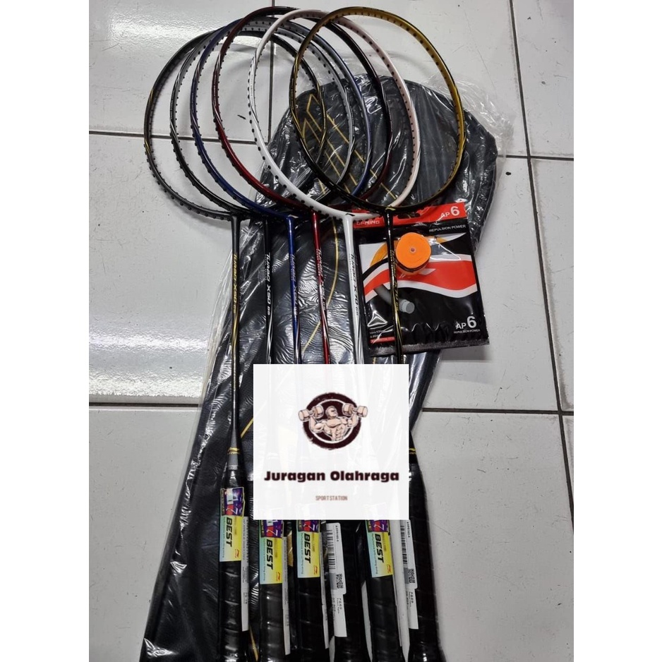 PAKET PROMO ! RAKET BADMINTON LINING TURBO X 50/60/70 G4 ATAU G5 SERIES 30lbs