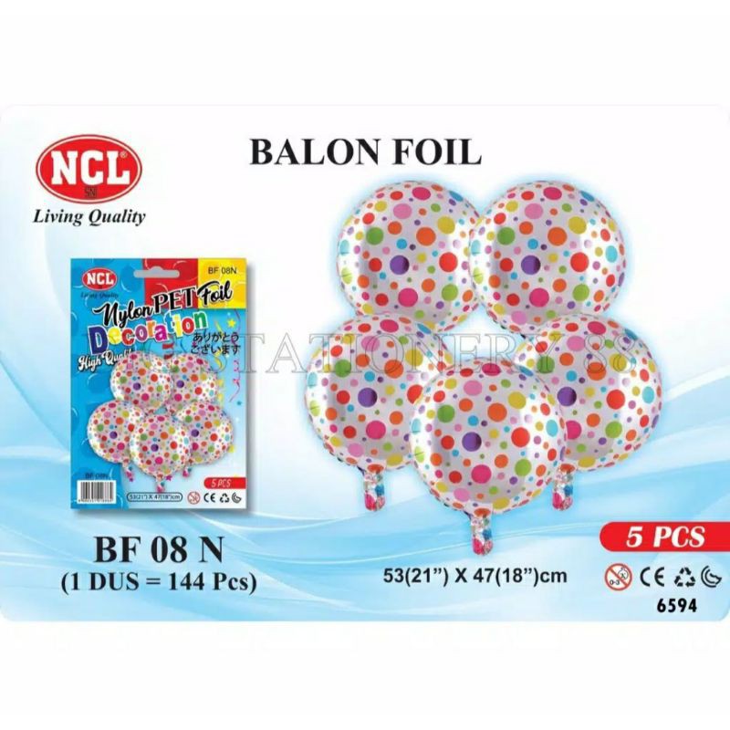 Balon Nylon Foil NCL / Balon Motif