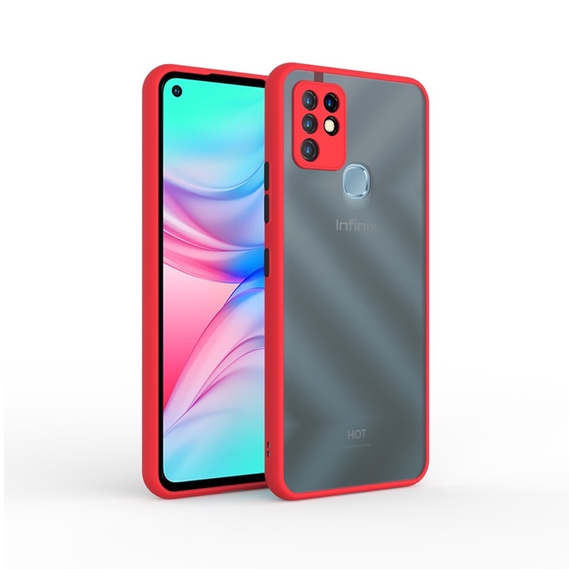Soft Case Infinix Hot 11 Frosted Camera Protection Frosted Infinix Hot 11 Soft Case