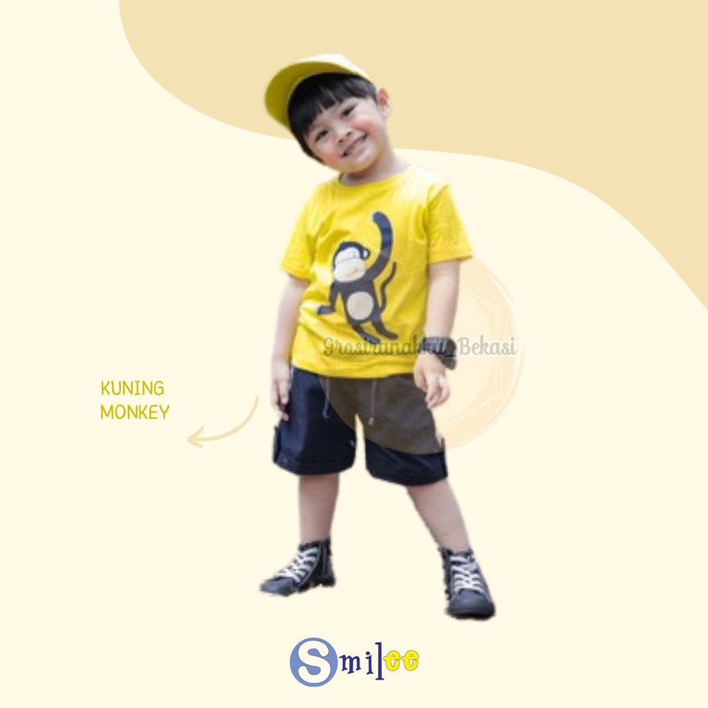 Setelan Anak Smilee Mix Motif dan Warna Size 1-3T