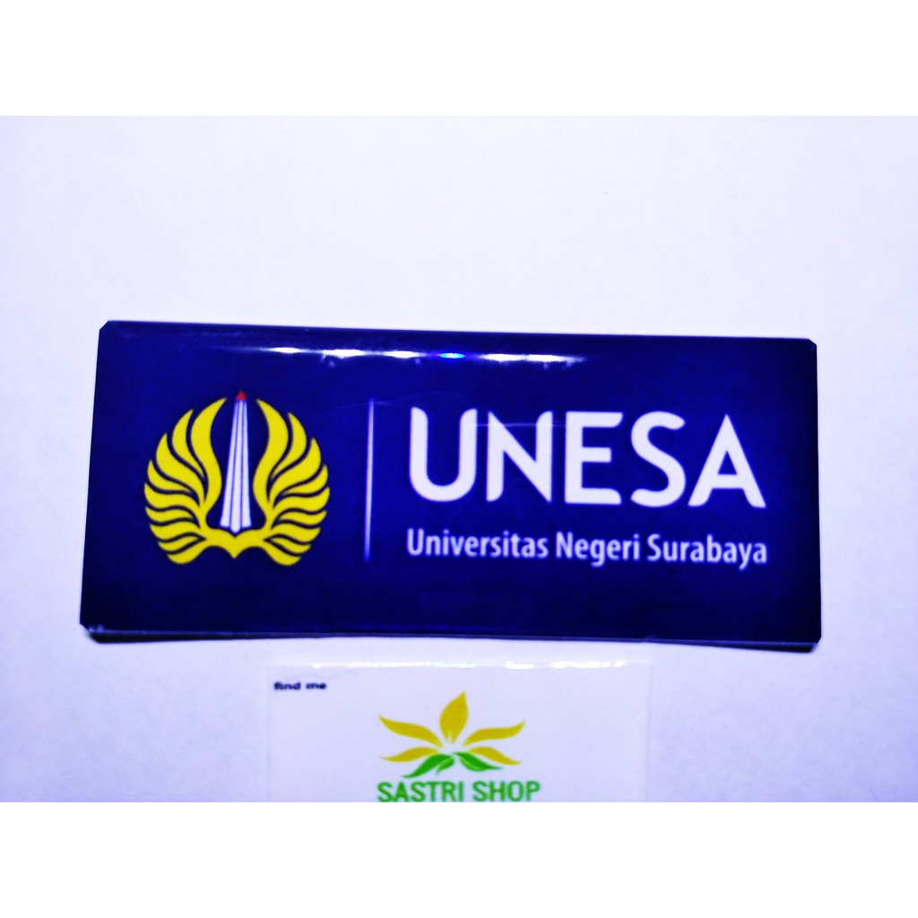 

Stiker Timbul atau Stiker Emblem Universitas Negeri Surabaya (UNESA) Limited Edition!!!