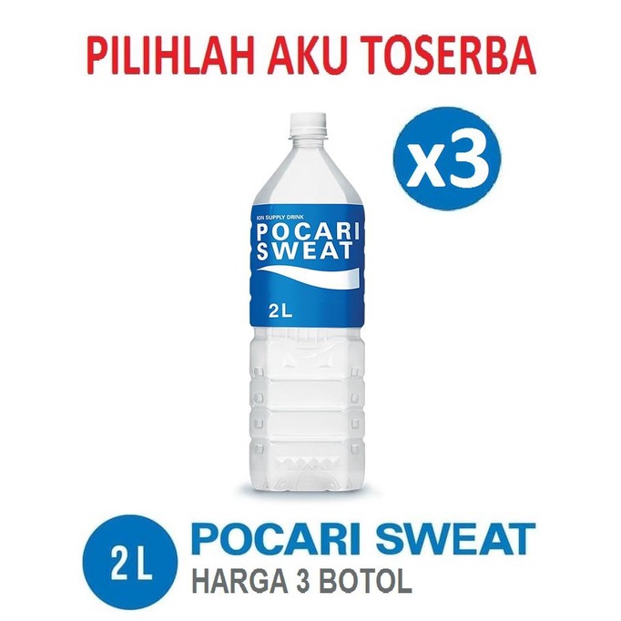 

POCARI SWEAT PET 2 LITER / 2000 ML - ( 1 PAKET ISI 3 BOTOL )