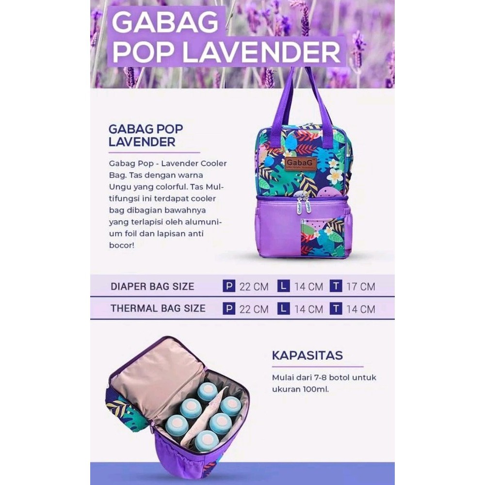 GABAG Cooler Bag / Thermal Bag Pop Series - JB