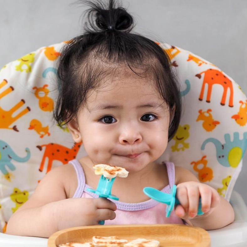 Grabease Ergonomic Utensils | Alat Makan Bayi | Sendok Garpu Bayi | Sendok Garpu Anak | Alat Makan Bayi