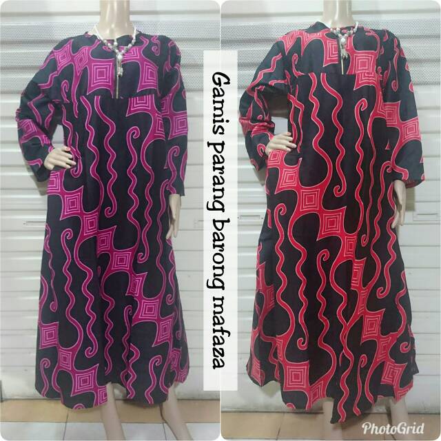 Gamis batik Jawa parang barong