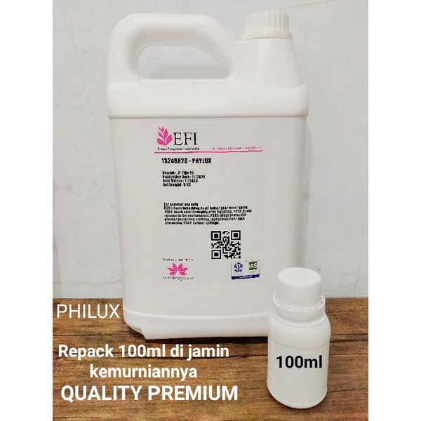 Bibit Parfum Laundry Philux 100ml/Bibit parfum Laundry tahan lama/Bibit Murni/Biang Parfum Laundry/B