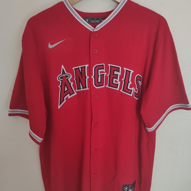 Jersey Nike MLB Baseball LA Angels Alt. #17 Shohei Ohtani Original