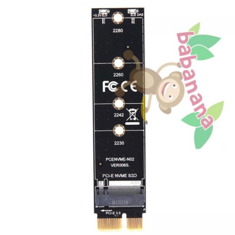 pcie x1 to nvme adapter ssd pci express ssd converter