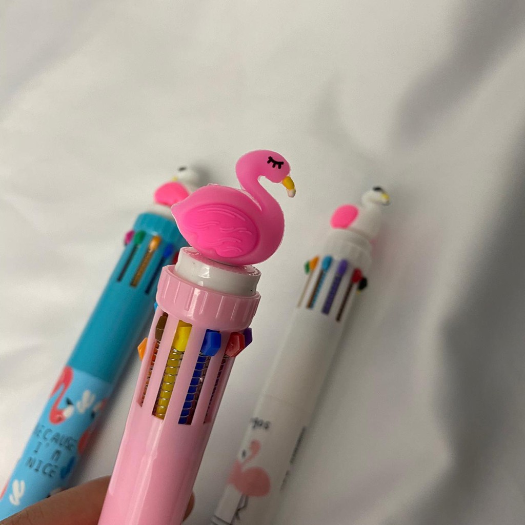 

TERMURAH! PULPEN 10 WARNA FLAMINGO BOLPEN ALAT TULIS PEN LUCU PENA ALAT TULIS LUCU STATIONARY IMPORT