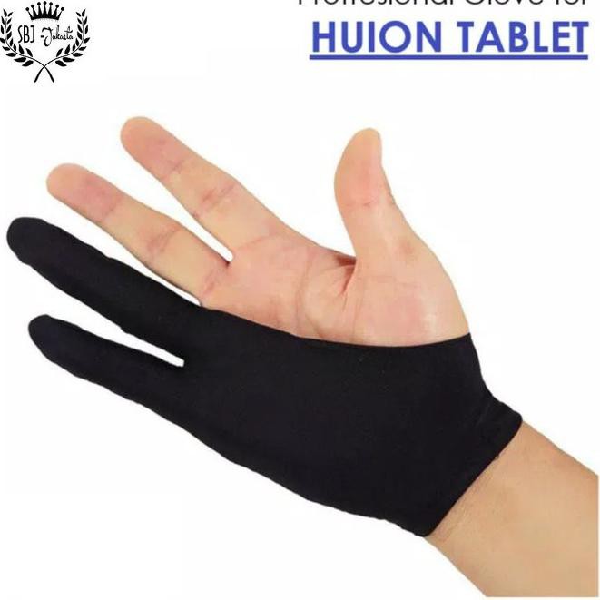 Dmk 15ag21ᶻ Sarung Tangan Drawing Pen Tablet Huion Wacom Glove Shopee Indonesia