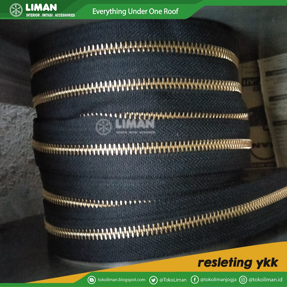 Resleting YKK Brass