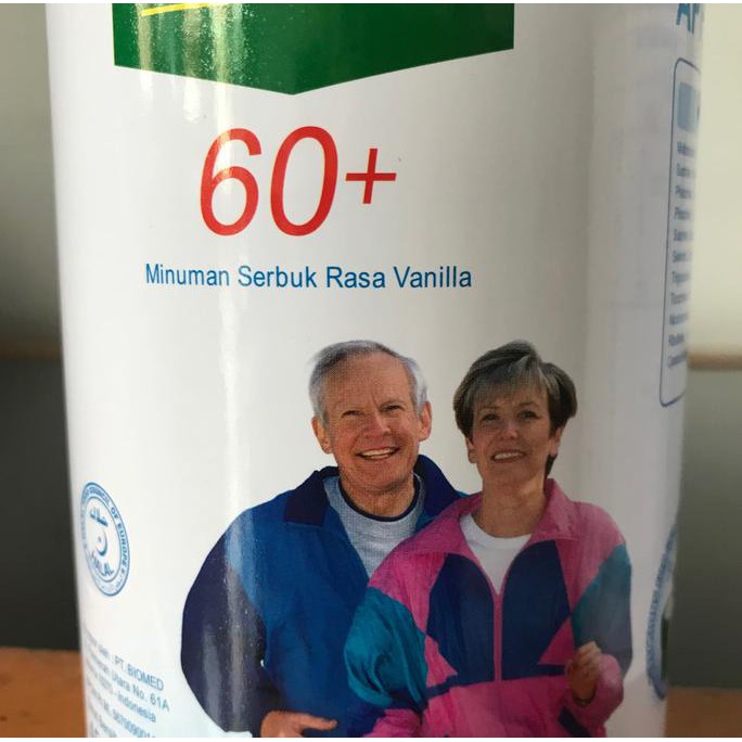 

APPETON 60+ / SUSU LANSIA - ORANG TUA (VANILLA) 450 GRAM APETON 450GR BARU